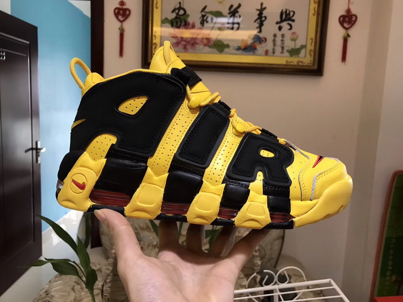 Authentic Nike Air More Uptempo Yellow